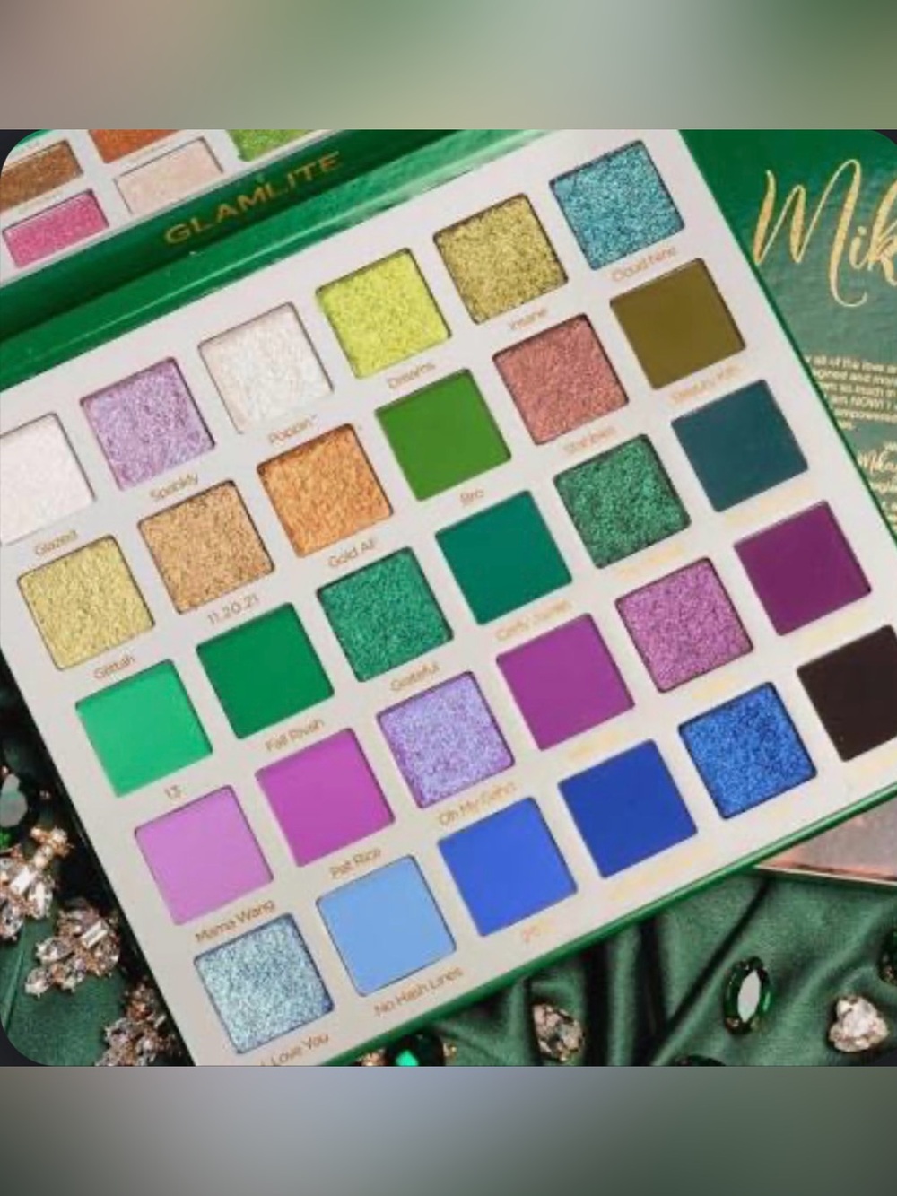 NWT Glamlite x Mikayla Paht Two 30 Color Palette